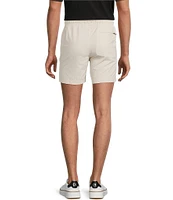Rowm Rec & Relax Flat Front Solid Textured 7#double; Shorts