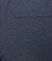 Rowm Rec & Relax Flat Front Solid Textured 7#double; Shorts