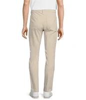 Rowm Rec + Relax Performance Flat Front Solid 4-Way Stretch 5-Pocket Pants