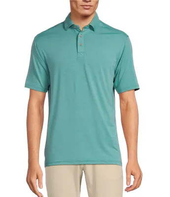 Rowm Rec & Relax Short Sleeve Performance Solid Polo Shirt