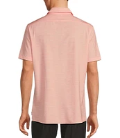 Rowm Rec + Relax Short Sleeve Performance Textured Solid Shirt