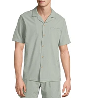 Rowm Seersucker Cabana Woven Top