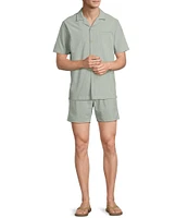 Rowm Seersucker Cabana Woven Top