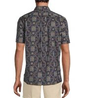 Rowm Short Sleeve Bandana Print Shirt