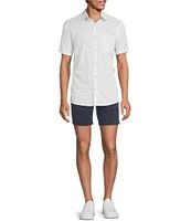 Rowm Short Sleeve Diamond Geo Print Shirt