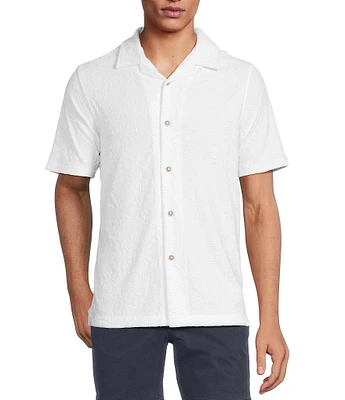 Rowm Short Sleeve Geo Terry Camp Shirt