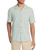 Rowm Short Sleeve Geo Terry Camp Shirt