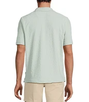 Rowm Short Sleeve Geo Terry Camp Shirt