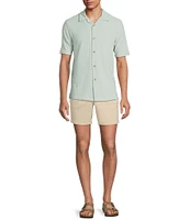 Rowm Short Sleeve Geo Terry Camp Shirt