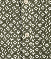 Rowm Short Sleeve Ikat Print Shirt