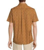 Rowm Short Sleeve Medallion Print Shirt