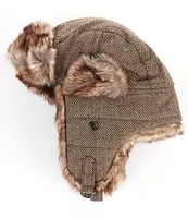 Rowm Small Check Trapper Hat