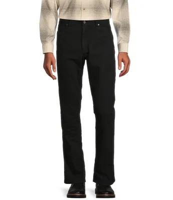 Rowm The Lodge Collection Flat Front 5-Pocket Canvas Pants