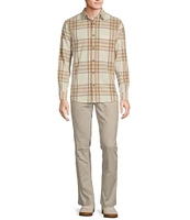 Rowm The Nomad Long Sleeve Plaid Washed Corduroy Shirt