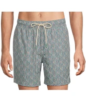 Rowm Tile Print 6#double; Swim Trunks