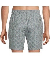 Rowm Tile Print 6#double; Swim Trunks