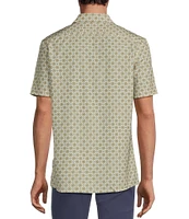 Rowm Tourister Rec & Relax Short Sleeve Diamond Print Shirt