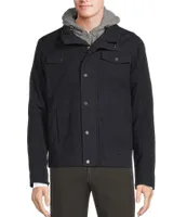 Rowm Washed Cotton Hooded Hipster Jacket