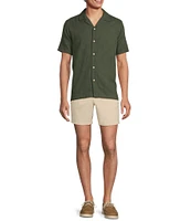 Rowm's Outsider's Oasis Short Sleeve Textured Solid Shirt