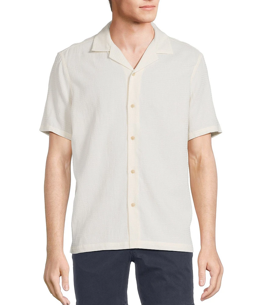 Rowm's Outsider's Oasis Short Sleeve Textured Solid Shirt