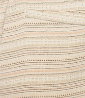 Rowm's Outsider's Oasis Slub Striped 7#double; Inseam Shorts