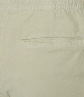 Rowm's Outsider's Oasis Solid Drawstring Corduroy Dyed Solid 7#double; Inseam Shorts