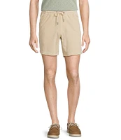Rowm's Outsider's Oasis Solid Drawstring Corduroy Dyed Solid 7#double; Inseam Shorts