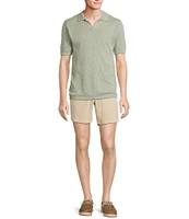 Rowm's Outsider's Oasis Solid Drawstring Corduroy Dyed Solid 7#double; Inseam Shorts