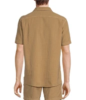Rowm's Tourister Short Sleeve Solid Waffle Shirt