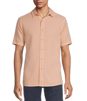 Rowm's Tourister Short Sleeve Solid Waffle Shirt