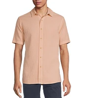 Rowm's Tourister Short Sleeve Solid Waffle Shirt