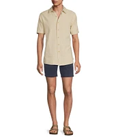 Rowm's Tourister Short Sleeve Solid Waffle Shirt