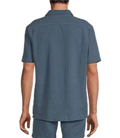 Rowm's Tourister Short Sleeve Solid Waffle Shirt