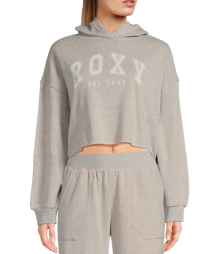 Roxy Afternoon Hike Long Sleeve Coordinating Cropped Hoodie