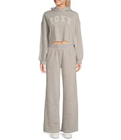 Roxy Afternoon Hike Long Sleeve Coordinating Cropped Hoodie