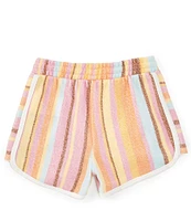 Roxy Big Girls 7-16 Cute People Striped Elastic Waist Shorts