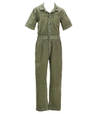 Roxy Big Girls 7-16 Million Dreams Short Sleeve Jumpsuit