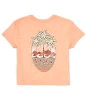 Roxy Big Girls 7-16 Palm Arcana Short Sleeve T-Shirt