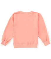 Roxy Big Girls 7-16 Roxy Arch Oversized Crew Neck Fleece Sweatshirt