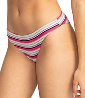 Roxy Brazilian Sand Striped Hipster Swim Bottom