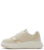 Roxy Carver Metallic Detail Retro Inspired Sneakers