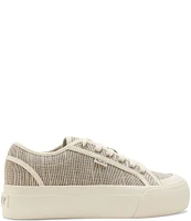 Roxy Cruizer Striped Canvas Platform Sneakers