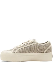 Roxy Cruizer Striped Canvas Platform Sneakers