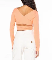 Roxy Good Keepsake Long Sleeve Cropped Top