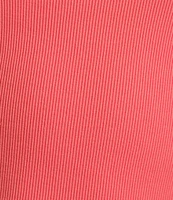 Roxy Good Keepsake Short Sleeve Rib-Knit Shift Dress
