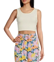 Roxy Good Keepsake Sleeveless Cropped Tank Top