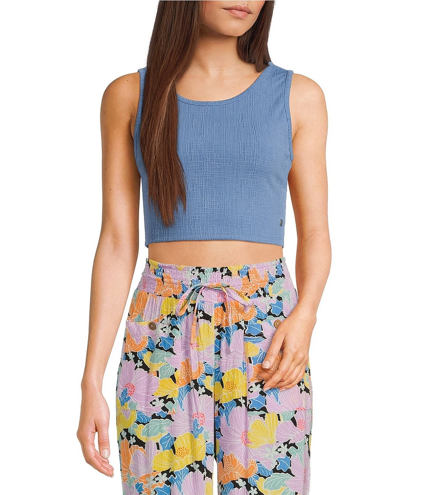 Roxy Good Keepsake Sleeveless Cropped Tank Top