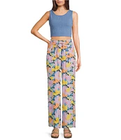Roxy Good Keepsake Sleeveless Cropped Tank Top