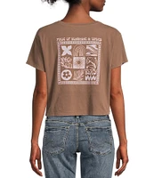 Roxy Graphic Short Sleeve Cropped Graphic T-Shirt