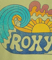 Roxy Grateful For Nature Sleeveless Cropped Tank Top